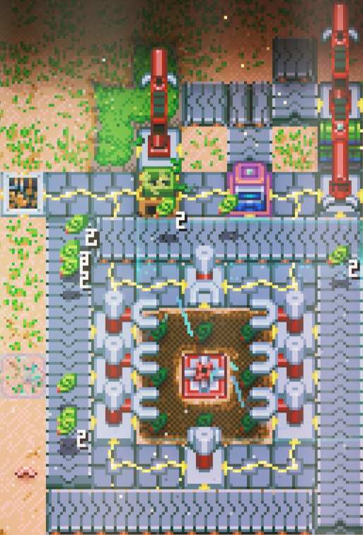 Core Keeper 農業自動化 配置例